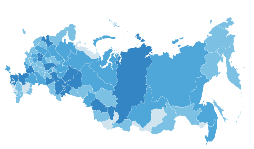 Место сайта в регионе